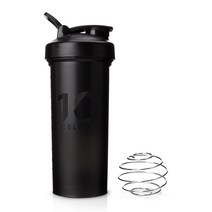 10도씨 블렌딩 쉐이커 보틀 프로 + 블랜더볼, 블랙, 1000ml