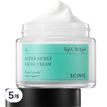 싸이닉 슈퍼 모이스트 페이셜 보습 크림, 5개, 80ml