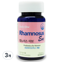 데일리원 람노서스 이브 유산균, 3개, 33.6g
