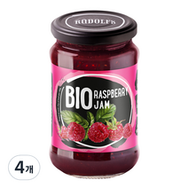 루돌프 유기농 라즈베리잼, 400g, 4개