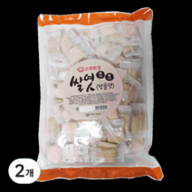 스위트영 무설탕 무색소 쌀방울엿, 500g, 2개
