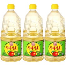 오뚜기 사과식초, 3개, 1.5L