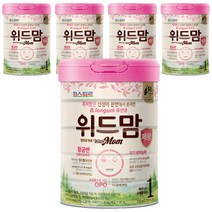 파스퇴르 위드맘 제왕 1단계, 750g, 5개