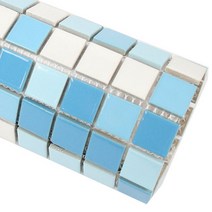 이누데코 자기질모자이크 25mm 5ea, 화이트 스카이 믹스