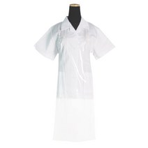에이앤지 우레탄 H형 앞치마 소, 투명, 1개