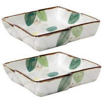 그린코리아 신목련 사각찬기 2개, 혼합색상