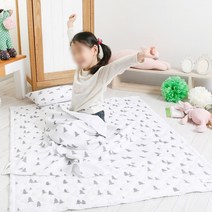 코니아일랜드 풍기인견겹이불세트 그레이트리 메밀, 1세트