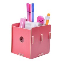 필립로지스틱 사각 DIY 뷰티박스 정리함, 레드, 1개