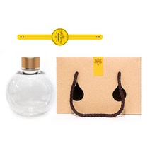 병도매닷컴 250ml 더치볼 PET 금속골드캡 패키지 옵션 2-1, 10세트