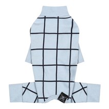 퍼피엔젤 북유럽 네모 애견 올인원 OR204, 블루