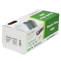 카피어랜드 제본 플라스틱링 1BOX 50개입, 22mm, 검정색