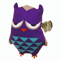 리빙데코 부엉이집게7번우 커튼 집게, 혼합 색상, 1개