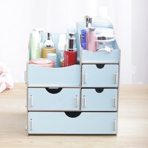 아울리빙 DIY 화장품 정리대 J-513, 블루, 1개