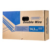 카피어랜드 제본 와이어링 2:1 100개입, 검은색, 14.3mm, 14.3mm