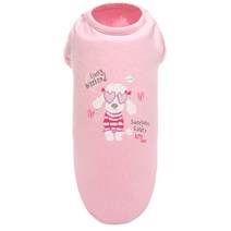 퍼피엔젤 리틀 베이비 애견 티셔츠, 핑크