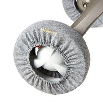 맘네스트 스토케 스쿠트 유모차 전용 바퀴커버, 블랙멜란지