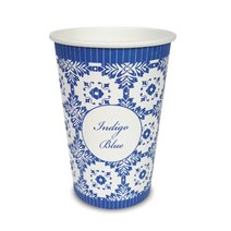 공컵 인디고블루 일회용컵 390ml 1박스