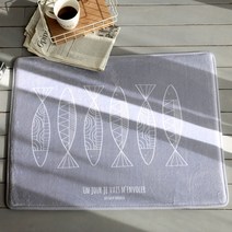 베베데코 극세사 발매트, 그레이피쉬