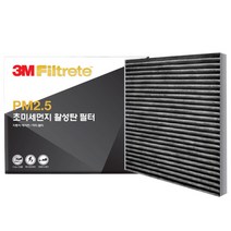 3M PM2.5 초미세먼지 활성탄 필터, F6217, 1개