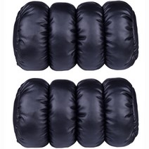 평화자동차 브레드 허리쿠션 2개입, 블랙