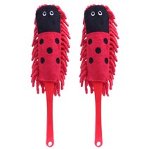 리버그린 귀요미 먼지 털이개, 레드, 2개입