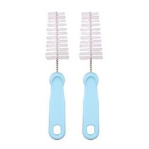 우진하이비 텀블러 홀 세척솔, 스카이, 2개입