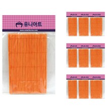 유니아트 1000 김말이발, 주황, 10개입