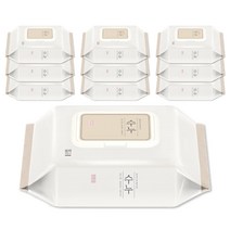 수누 평평판판 프리미엄 아기 물티슈 캡형, 80매, 10개입