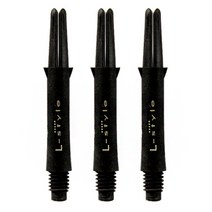 Lstyle 다트 샤프트 락 Straight 카본 225mm, 3개입