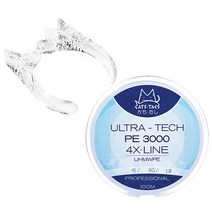 싸파 캣츠탁스 울트라 테크 PE 3000 낚시줄 4.5호 + 고정홀더 대, 100m