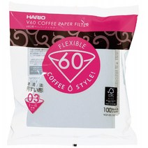 하리오 커피필터 여과지 VCF-03-100W, 100개입, 1개