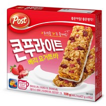 포스트 콘푸라이트 베리 요거트바, 27g, 4개입