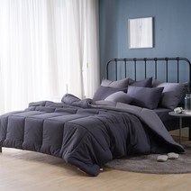 베드앤데코 항균 마이크로 차렵이불 + 베개커버 세트