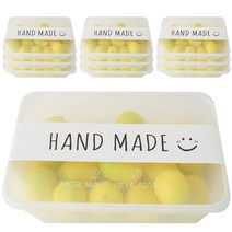 황씨네도시락 1칸 PP 내열도시락 + 띠지, 1세트, 용기 10p + 뚜껑 10p + 띠지(화이트) 10p