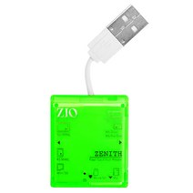 ZIO 45in1 외장형 멀티 카드리더기 ZIO-Zenith, 그린