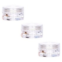 뷰티팝 여행용 크림 화장품 공병 3g, 투명, 3개입