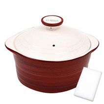 코렐코디네이츠 세라믹 내열 냄비 가넷 레드 + 매직 블록, 18cm, 1개