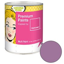 노루페인트 팬톤멀티 에그쉘광 헤이즐로즈계열 페인트 1L, 더스티 라벤더(17-3313)