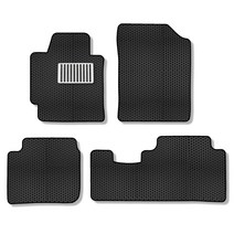 미소 이중 벌집 카매트 일반형 + 메탈 레이싱 발판 패드, 현대 더뉴 아반떼MD (2015년 ~ 2015년), 블랙