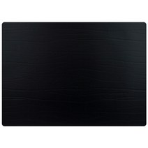 하우스오브이모션 플레이스매트 엠보싱 루가, 블랙, 33 x 45 cm