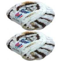 행복뜨기 슈퍼베이비 굵은 뜨개실 2p, 2240 코코아베이지