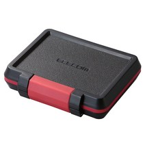 엘레컴 충격에 강한 멀티 메모리 카드케이스 CMC-SDCHD02, 1개, CMC-SDCHD02BK(블랙)