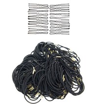 루머스 U핀 20p 세트 HU021 + 슬림 머리끈 블랙 HU095 100p, 1세트