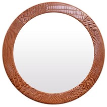 골든벨 p모리스 벽거울 310mm, 73_25 브라운