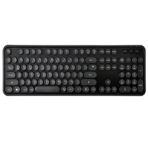엑토 레트로 무선 키보드 KBD-48, 1개, 블랙