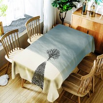 아울리빙 아트 디자인 주방 테이블보, C, 140 x 180 cm