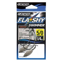 오너 트위스트 락 플래쉬 스위머 지그헤드, 1개
