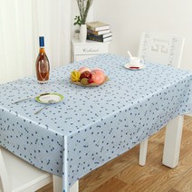 이코디 템퍼레이처 테이블보, 블루베리, 140 x 220 cm