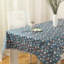 이코디 템퍼레이처 테이블보, 레이크플라워, 130 x 180 cm