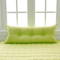 아임리빙 비비드 단추 헤드쿠션, 라임그린